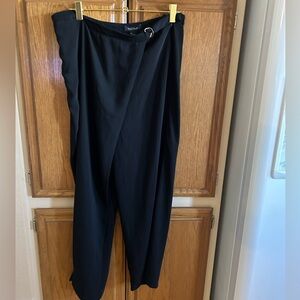 White House Black Market Wide Leg Black Pants